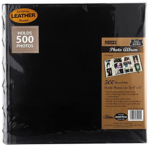 Pioneer Photo Albums 500 Pocket 4x6 Fotoalbum - Black