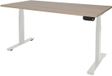 Schaffenburg Zit Sta Bureau - T-poot Elek 180x90 Havana Kersen -wit frame