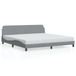vidaXL Bedframe "Dover" Stof Lichtgrijs 200x200 cm