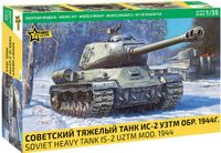 Zvezda Modelbouwpakket Militaire voertuigen - 3708 IS-2 WWII - 1944 Sovjet Zware Tank Plastic - 1:35