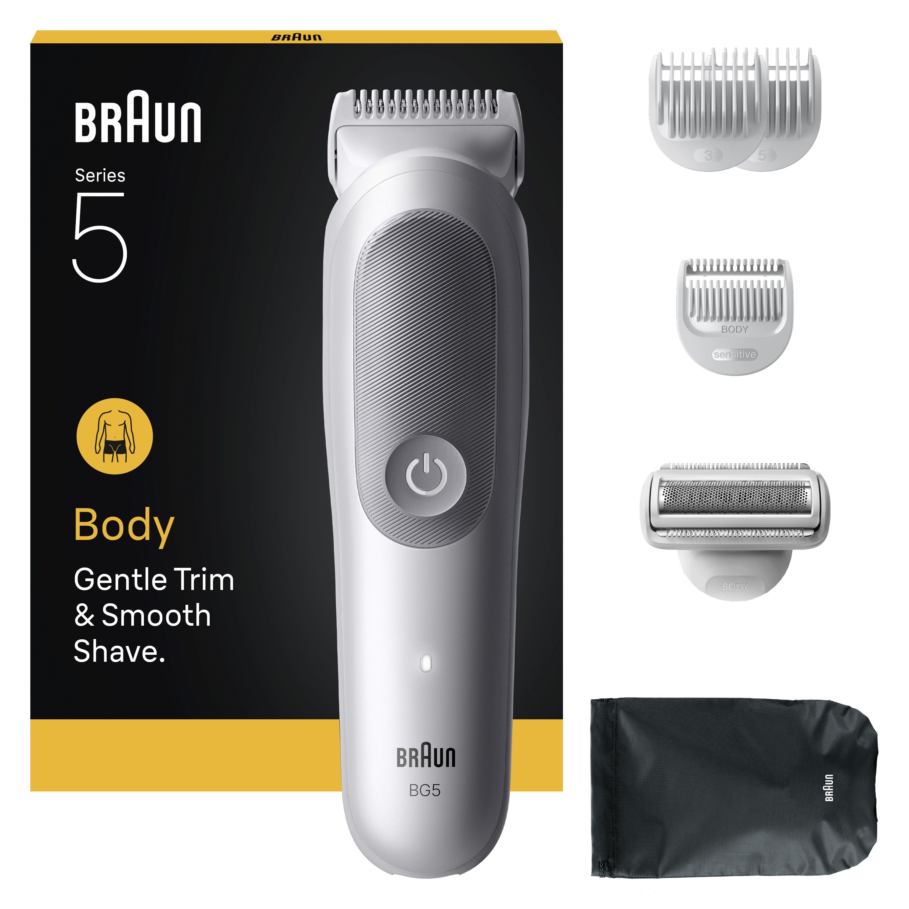 Braun Series 5 80789712 Lichaamstrimmer Licht Grijs