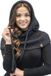 Vivisence Dames Winter Capuchon - Zwarte Lamswol en Katoen Mix
