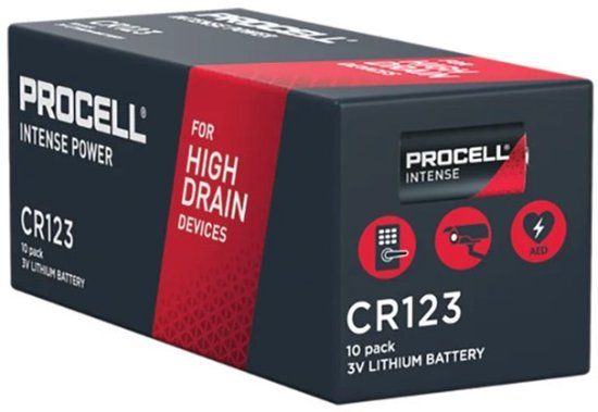 ProCell Intense CR123 Lithium Batterij 3V - 10 stuks
