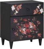 vidaXL Nachtkastje Multikleur 50 x 33 x 60 cm Massief Mango Hout