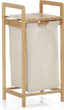 Lumaland Bamboe Wasmand - 33 x 33 x 73 cm - Beige