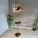 Bamyum Arden hanglamp, Moderne stijl, Ø30 cm, antiek koper metalen lamp