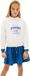 Tommy Hilfiger Fille Tommy Flock Flower Crew Blanc Ancien Taille : 14Y