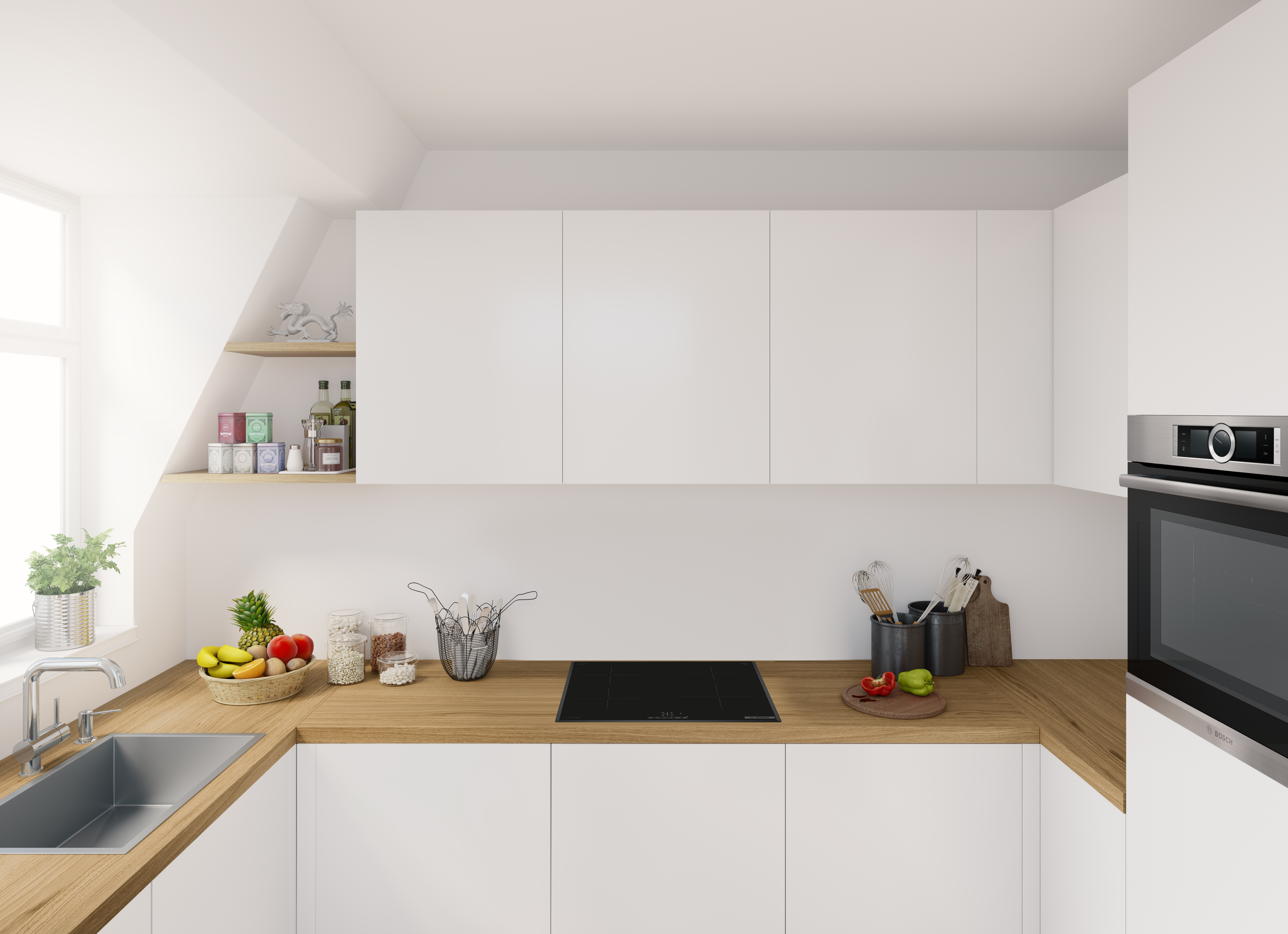 Bosch Serie 2 Inductiekookplaat 60 cm Zwart PUG61RAA5D