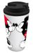 GEDALABELS Coffee to go beker Mickey Kiss Sketch rood 400ml