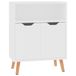 vidaXL Dressoir 60x30x72 cm Bewerkt Hout Wit