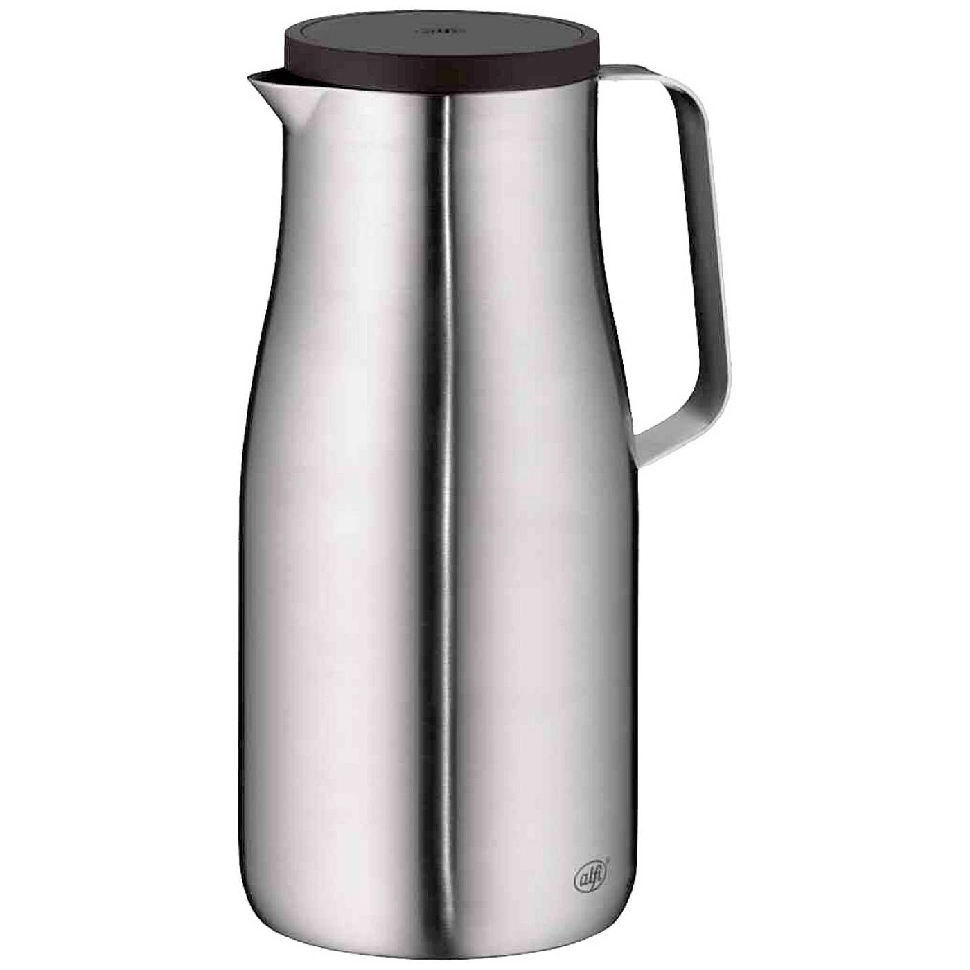 alfi Studio TT Thermoskan van dubbelwandig gematteerd roestvrij staal, houdt 12 uur warm, 24 uur koud, draaisluiting, grote opening, thermoskan, vaatwasmachinebestendig, BPA-vrij