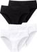 Schiesser Tai slip Cotton Essentials Zwart/wit