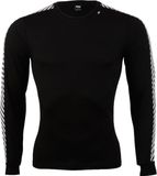 Helly Hansen Dry Stripe Sportshirt - Maat L - Mannen - Zwart/Wit