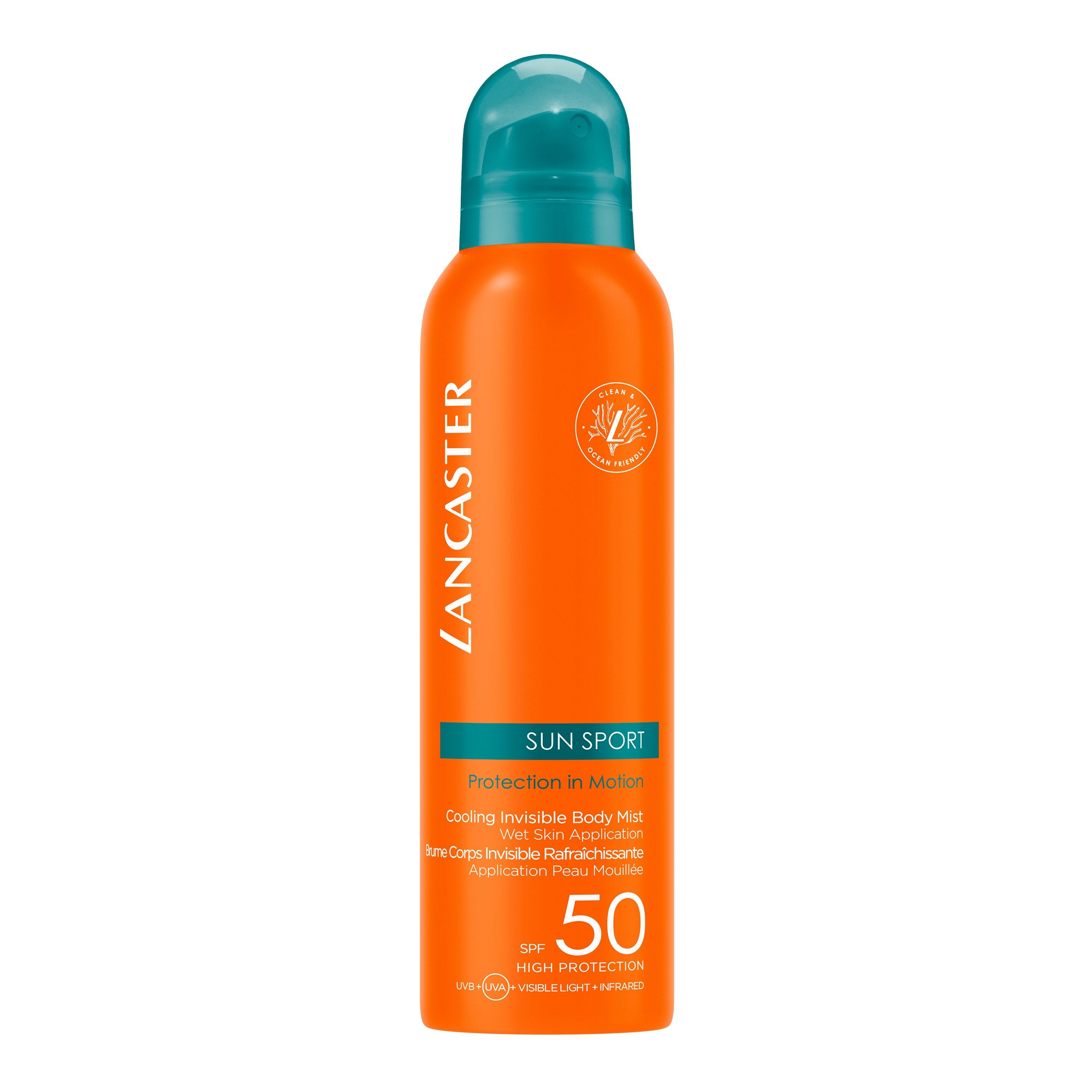 Lancaster Sun Sport Cooling Invisible Body Mist SPF 50 - 200ml