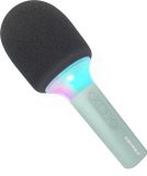 KIDYWOLF KIDYMIC Groen – Draadloze Karaoke Microfoon voor Kinderen met Bluetooth, LED Lichteffecten & Stemvervorming