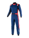 Alpinestars Combinaison GP Pro Comp V2 - FIA Bleu Marine Noir Rouge, Taille: 46
