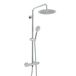 Hudson Reed Colonne de Douche Thermostatique Mitigeur Barre Pommeau Rond Douchette – Chromé