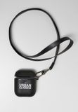Urban Classics Hoesje voor oordopjes met lanyard - Zwart