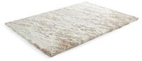 Vente-unique Shaggy vloerkleed - 140 x 200 cm - Beige
