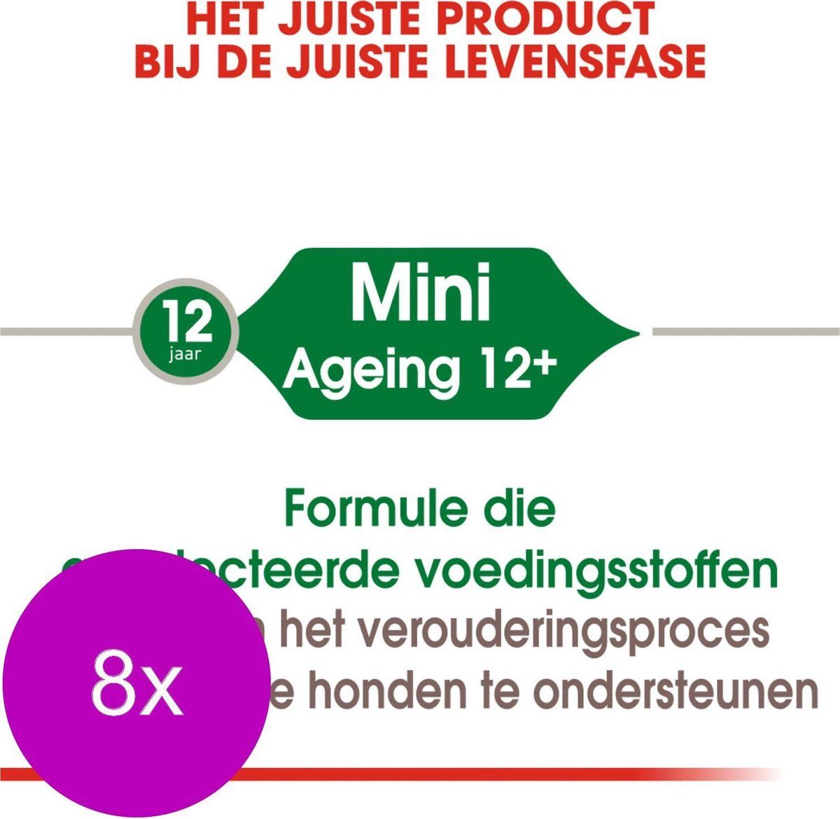 Royal Canin Shn Mini Ageing 12plus Pouch - Hondenvoer - 8 x 12x85 g