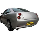 100% InoXcar 100% RVS Sportuitlaat compatibel met Fiat Coupe 2.0 16v (139pk) 1994-102mm