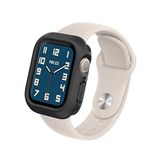 RHINOSHIELD Bumper Case Compatible with Apple Watch Series 8/7 [41mm] | Slim Protective Cover - Lightweight, Shock Absorbent and Non-Slip - Classic Black