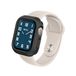 RHINOSHIELD Bumper Case Compatible with Apple Watch Series 8/7 [41mm] | Slim Protective Cover - Lightweight, Shock Absorbent and Non-Slip - Classic Black