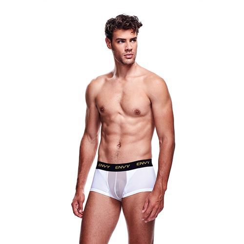 Envy witte boxershort met transparante pouch