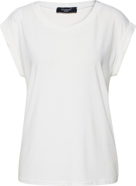 SISTERS POINT Low T-shirt - Wit - Maat XS
