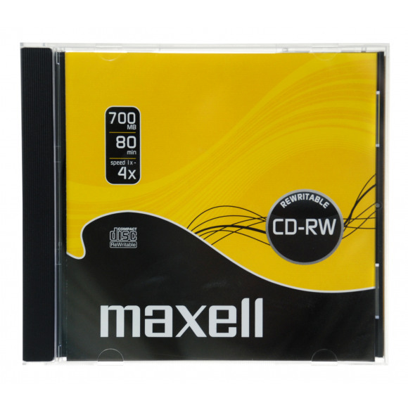 Maxell CD-RW 80 700MB Jewel Case 1-4X