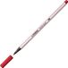 STABILO Pen 68 Brush - Premium Brush Viltstift - Met Flexibele Penseelpunt - Donker Rood - per stuk