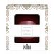 Decoratieve Cereria Di Giorgio Decoratieve gelakte kogelkaars diameter 10 cm - brandduur 49 uur - kleur bordeaux - geschenkdoos
