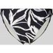 Marc O'Polo Bikinibroek ' Abstract Floral ' zwart / wit