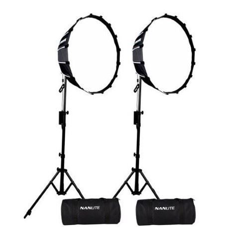 Nanlite FS 200 Bi-Color Dual Kit - LED Continulamp met Statief en Softbox