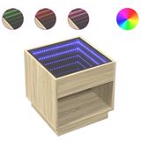 VidaXL Salontafel Sonoma-eik 70x50x50 cm