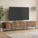 Maison Exclusive - Meuble TV Chêne fumé 147 x 34,5 x 32 cm Panneau de particules