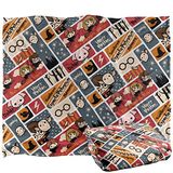 HARRY POTTER Silky Touch superzachte plaid 152 x 127 cm