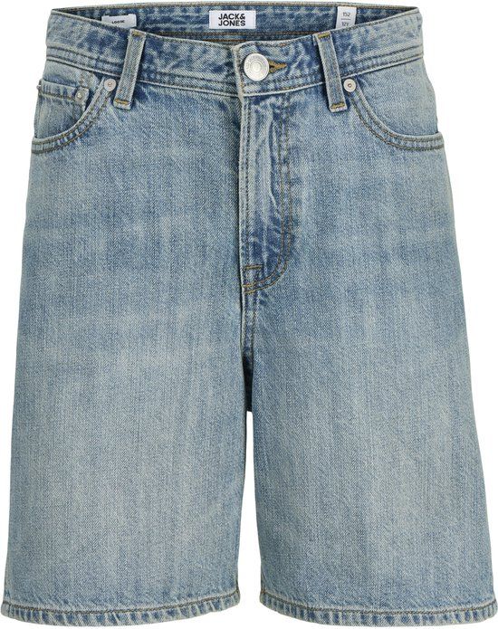 JACK&JONES Jongens Bermuda shorts JJITONY JJORIGINAL SHORTS AKM 280 JNR Blauw Denim Maat 140