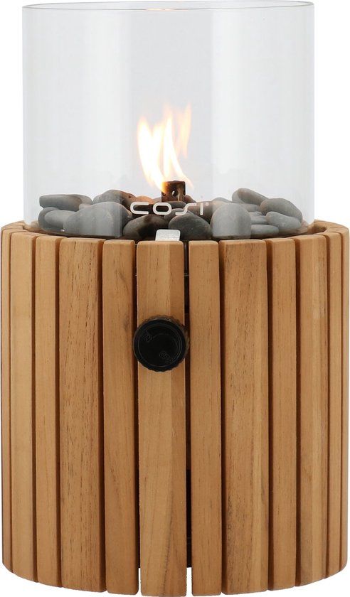 Cosi Fires Cosiscoop Timber Gas Lantern - Brown - 300W - Indoor & Outdoor