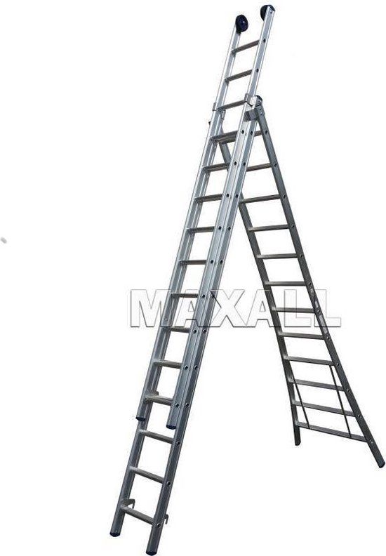 Maxall MR 3-delige Uitgebogen Reformladder - 3x10 Sporten + Toprollen