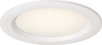 Lucide CIMIC-LED - Inbouwspot Badkamer - Ø 10,8 cm - LED - 1x12W 4000K - IP44 - Wit