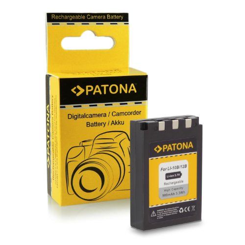 Patona Batterij Li-10B / Li-12B compatibel met Olympus mju 300 400 500 600 800 1000