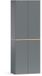 Vicco Hoge kast Viktor, Antraciet/Goudkleurig Eiken, 68 x 188.6 cm