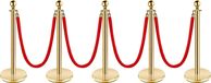 Inox Afsluitpalen - Personenrichtingssysteem, set van 5