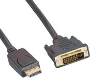 Allteq DisplayPort naar DVI kabel - 1 meter - Zwart