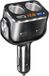 DrPhone CAR5 - 90W Autolader + 2x sigarettenplug – Snellader - 2x USB 3.0 oplaadpoort met LED - Zwart