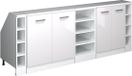 Vicco Rion Set de meubles pour mur incliné – 210 cm Set de 5 corps de meuble 60 cm de profondeur Blanc Laqué