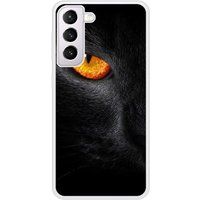 Samsung Galaxy S21 Oeil de panthere Verstevigd hoesje met sublimatie bedrukking
