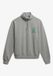Superdry Country Club Crest Halve Rits Sweater Dames Grey Marl