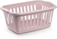 Plasticforte Panier à linge - Rose - Plastique - 40 litres